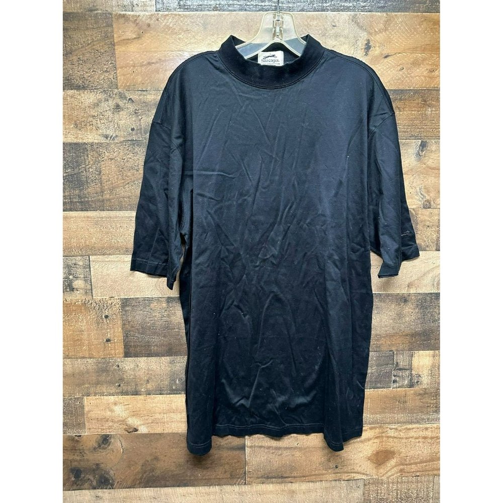 Slazenger Golf Collection Men's Mock Neck T-Shirt Size Large